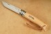 Opinel Taschenmesser Classic No. 8 in rostfrei mit &quot;Virobloc&quot; und Lederschnur