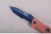 EKA Klappmesser Swede 9 orange mit Clip inklusive Tool zum sch�rfen und Feuer starten