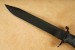 Glock-Feldmesser Federstahl-Klinge HRC 55 phospatiert schwarzer Polymergriff