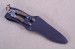 G�rtel-Messer aus Ganzmetall und Lederumwicklung