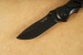 Herbertz-Einhandmesserschwarz beschichtet mit Aluminium-Griffschalen
