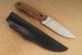 Manly Crafter D2 Walnut Feststehendes Messer