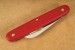 Victorinox Okuliermesser mit Rindenlser aus Messing und gebogene Klinge in rot