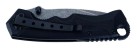 Herbertz Einhandmesser Stahl AISI 420 stonewashed Finish Daumenpins Liner Lock Kunststoffschalen Edelstahlclip