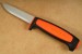 MORAKNIV Basic 511 black and orange Arbeitsmesser aus Carbonstahl