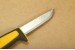 MORAKNIV Basic 546 black and yellow Mora Arbeitsmesser in brauner Lederscheide