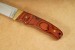 G�rtelmesser aus Pakkaholz und Messingbeschlag