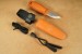Morakniv Eldris Burnt Orange Neck Knife Kit feststehendes Taschenmesser Edelstahl Sandvik 12C27