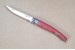 Opinel Taschenmesser Slim Line No. 10 Birkenschichtholz rostfrei mit "Virobloc"