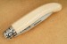 Verdier L&#39;ALPAGE Taschenmesser 8,5 cm Carbonstahl Buchenholz lackiert