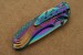 HERBERTZ Einhandmesser Rainbow-Finish