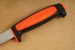 Morakniv Basic 511 black and orange Arbeitsmesser aus Carbonstahl