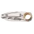 Herbertz Taschenmesser mit Fingerloch Button Lock und polierten Edelstahlschalen