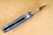 Herbertz Cuttermesser mit handels�bliche Cutterklinge und blauen Aluminiumgriffschalen