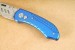 Herbertz Cuttermesser mit handels�bliche Cutterklinge und blauen Aluminiumgriffschalen