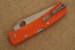 Manly Peak Taschenmesser CPM S-90V Orange