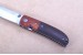 Einhandmesser mit Tagayasan und Cocobolo Holzgriffschalen und G�rtelclip