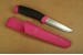 Mora Messer Companion Pink (Cerise) rostfreier Stahl Arbeitsmesser (Mora of Sweden)