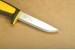 MORAKNIV Basic 546 black and yellow Mora Arbeitsmesser in brauner Lederscheide