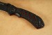 Herbertz-Einhandmesserschwarz beschichtet mit Aluminium-Griffschalen