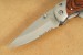 Herbertz Einhandmesser Klinge und Cutter AISI 420 Pakkaholz