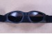 Sonnenbrille, Bikerbrille in schwarz mit Gelenk