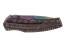 HERBERTZ Einhandmesser Stahl AISI 420 regenbogen Klinge Daumenpins Frame Lock