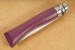 Opinel Taschenmesser Classic No. 7 violett in rostfrei mit &quot;Virobloc&quot;