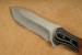 Herbertz G�rtelmesser AISI-420 Stahl Micarta Wurzelholz Lederscheide mit G�rtelschlaufe
