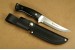 Brusletto Messer Trillemarka Full Tang mit Griffschalen aus schwarzem Micarta