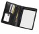 Wenger Schreibmappe Jr. Bi-Folio schwarzes Leder Rei�verschlu�fach Steckf�cher f�r Karten