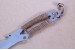 G�rtel-Messer aus Ganzmetall und Lederumwicklung