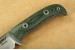 Muela Husky Sandvik Green Outdoormesser
