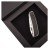 SWIZA Taschenmesser D03 hochglanzpoliert mit schwarzen Kalbsledereinlagen