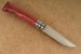 Opinel Taschenmesser No 08 rot laminierte Birke