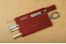 Victorinox schweizer SwissCard Classic Rubin transparent