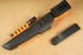 Morakniv BushCraft Survival neon orange mit Feuerstarter und Diamantschrfer Mora Messer