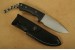 Muela Messer Gavilan Micarta schwarz