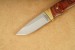 G�rtelmesser aus Pakkaholz und Messingbeschlag