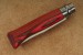 Opinel Taschenmesser No 08 rot laminierte Birke