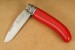 Verdier L&#39;ALPAGE Kindermesser 7,1 cm Edelstahl Buchenholz rot