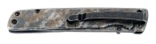 HERBERTZ Einhandmesser Stahl AISI 420 Daumenpins Camo-Design Skelettbauweise Frame Lock Edelstahl-Clip