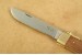 Otter Taschenmesser 05 Sapeli Klappbgel-Messer mit rostfreier Klinge und Messing Platinen