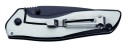 Herbertz Einhandmesser Stahl AISI 420 schwarz beschichtet Daumenpins Frame Lock Edelstahl-Heft Edelstahlclip