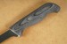 Finnisches Filetiermesser Klinge 15 cm grauen Pakka-Holz Griff