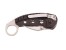 HERBERTZ Karambit Einhandmesser Stahl AISI 420 Daumenpin Liner Lock schwarze Aluminium Griffschalen