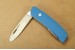 SWIZA Schweizer Messer JUNIOR D02 aus 440C Stahl mit 6 Funktionen blau