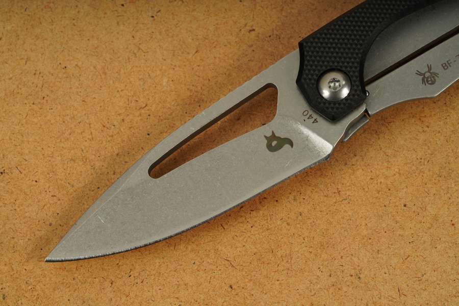 BlackFox Racli G10 Taschenmesser EDC-Messer Klappmesser 440C Klinge 14cm schwarz 