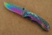 HERBERTZ Einhandmesser Rainbow-Finish