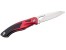 Herbertz Einhandmesser Stahl AISI 420 Liner Lock schwarz-rote Aluminiumschalen Kunststoffeinlagen